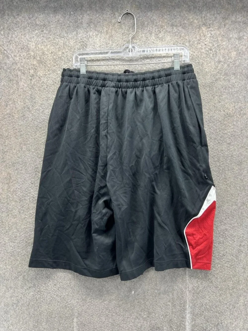 Y2K Jordan Shorts Mens 3XL Black Basketball Mesh Colorblock Logo Jumpman Dazzel